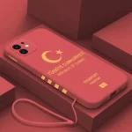 Türkiye Pasaport Kapaklı Özel Silikon Telefon Kılıfı