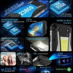 TANK 3 Pro – Yeni Yükseltilmiş 5G 23800mAh 200MP Projeksiyonlu Sağlam Telefon