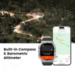 KOSPET TANK M3 Ultra Akıllı Saat Dahili Pusula ve Barometrik Altimetre