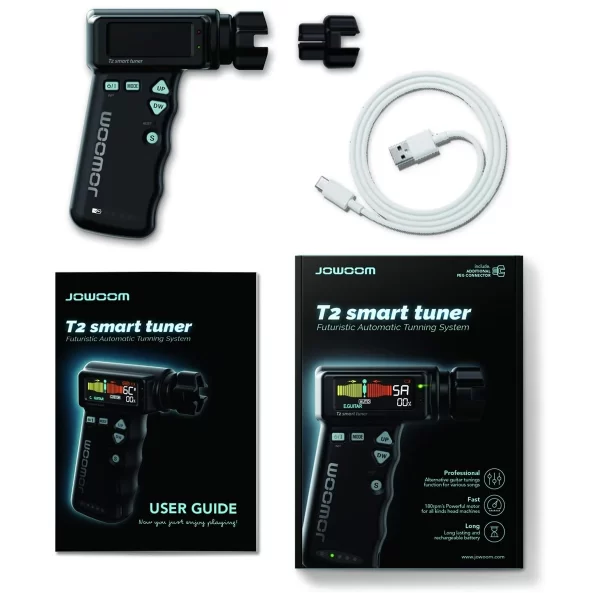 Akıllı Gitar ve Ukulele Akort Aleti Hızlı Akustik Gitarlar 180RPM Elektrikli Dize Sarıcılı Otomatik Ayarlayıcı