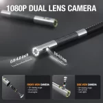 Teslong Çift Lensli Borescope Endüstriyel Endoskop Muayene Kamerası