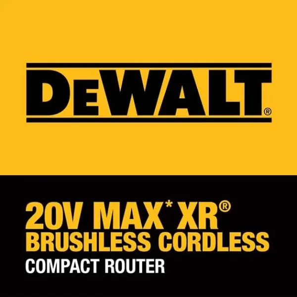 DEWALT 20V Max XR Kablosuz Yönlendirici, Fırçasız Motor (Batar yok)