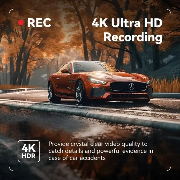 P12 Pro 4K Ayna Araç Kamerası, 12'' Dikiz Aynası Kamerası, ADAS ve BSD