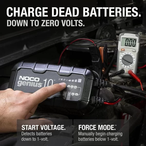 NOCO GENIUS10, 10A Akıllı Araç Akü Şarj Cihazı, 6V ve 12V