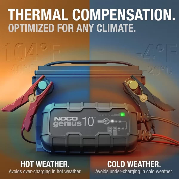 NOCO GENIUS10, 10A Akıllı Araç Akü Şarj Cihazı, 6V ve 12V