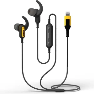DEWALT Kablolu Kulaklık iOS iPhone Uyumlu Apple Tarafından Sertifikalandırılmıştır