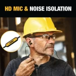 DEWALT Kablolu Kulaklık iOS iPhone Uyumlu Apple Tarafından Sertifikalandırılmıştır