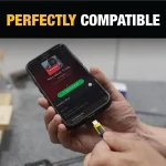 DEWALT Kablolu Kulaklık iOS iPhone Uyumlu Apple Tarafından Sertifikalandırılmıştır
