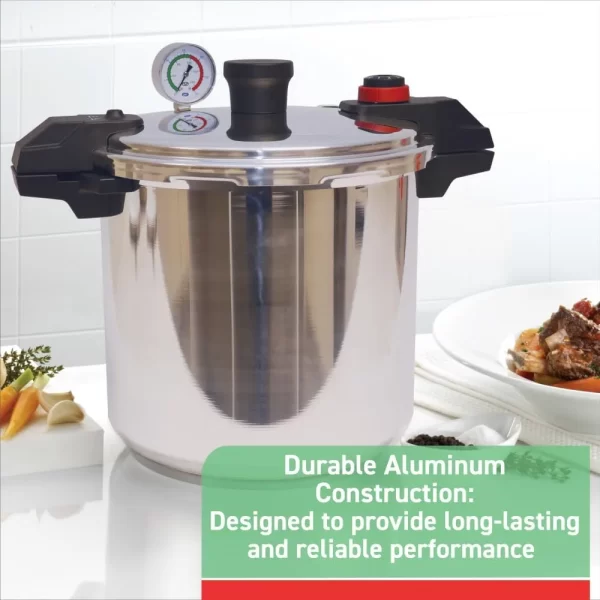 T-fal Alüminyum Düdüklü Tencere 22 Quart, 3 PSI