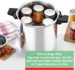T-fal Alüminyum Düdüklü Tencere 22 Quart, 3 PSI