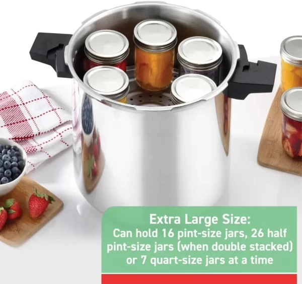 T-fal Alüminyum Düdüklü Tencere 22 Quart, 3 PSI