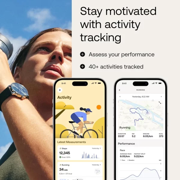 Withings ScanWatch Light Hibrit Akıllı Saat