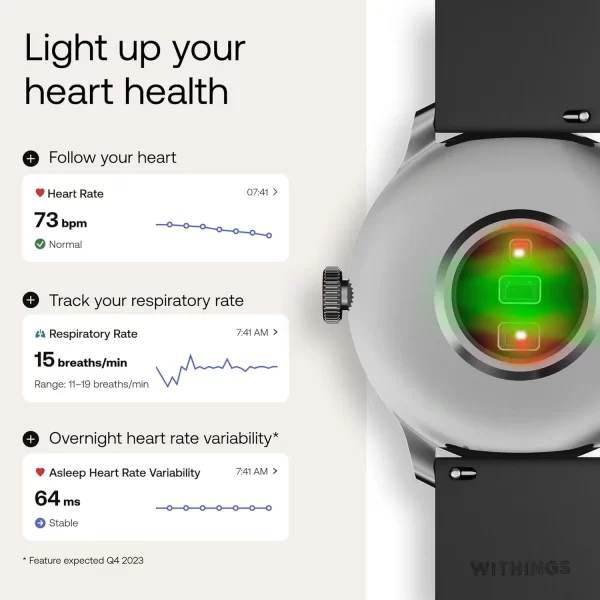 Withings ScanWatch Light Hibrit Akıllı Saat