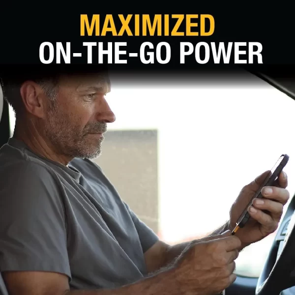 DEWALT 5 Portlu Ön ve Arka Koltuk Mobil USB PD 72W Araç Şarj Adaptörü