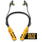 DEWALT 2'si 1 Arada Boyun Askılı Bluetooth Kulaklık Dahili Hoparlörler