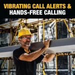 DEWALT 2'si 1 Arada Boyun Askılı Bluetooth Kulaklık Dahili Hoparlörler