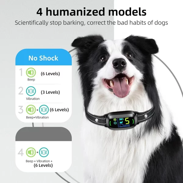 Köpek Havlama Tasması Şarj Edilebilir Akıllı Tasma