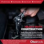 Olsa Tools 90T Döner Başlı Cırcırlı Anahtar Seti, 3 Parça