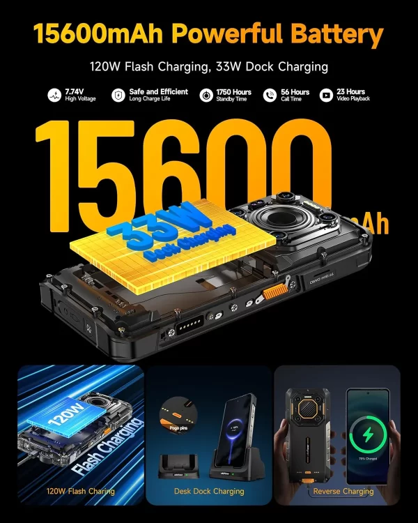 Ulefone Armor 26 Ultra 5G Sağlam Telefon Telsiz Akıllı Telefon