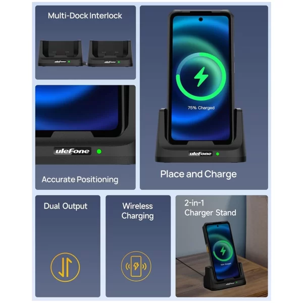 Ulefone Armor 26 Ultra 33W Masaüstü Şarj İstasyonu