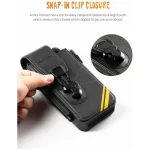 Ulefone Armor 26 Ultra Kılıfı Kemer Klipsli Çok Amaçlı Deri Telefon Kılıfı