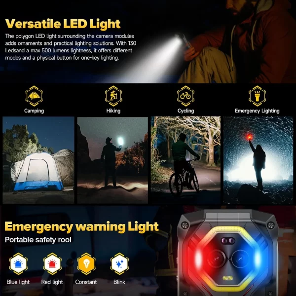 Ulefone Armor Mini 20 Pro 5G 16 GB + 256 GB 6200 mAh, 64 MP Gece Görüşü