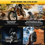 Ulefone Armor Mini 20 Pro 5G 16 GB + 256 GB 6200 mAh, 64 MP Gece Görüşü