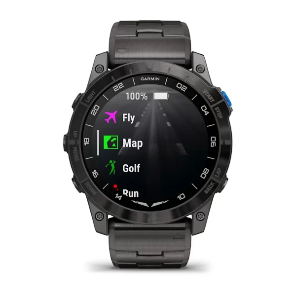 Garmin D2™ Mach 1 Pro, GPS Hareketli Harita, Havacılık Saati
