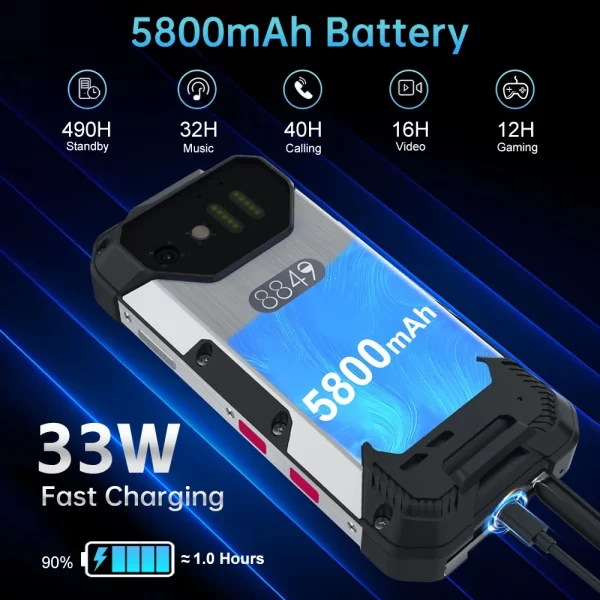 Tank Mini, 4.3" Android 13 16GB RAM + 256GB ROM 5800mAh
