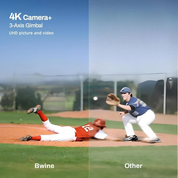 Bwine F7GB2 4K Kameralı Dron 3 Eksenli Gimbal, 9800FT İletim