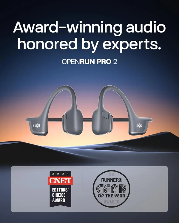 Shokz New OpenRun Pro 2 Kemik İletimli Spor Kulaklıklar
