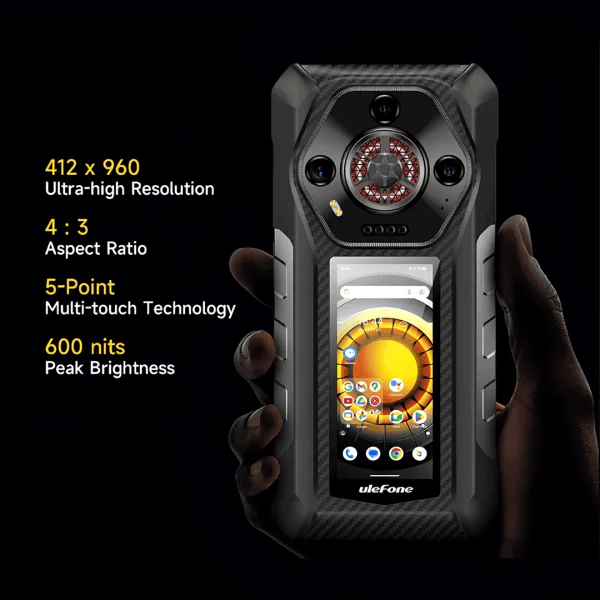 Ulefone Armor 30 Pro 12800mAh Batarya Çift Ekranlı 5G Rugged telefon