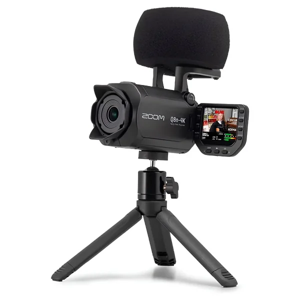Zoom Q8n-4k El Tipi Video Kaydedici 4k UHD Video Stereo Mikrofonlar