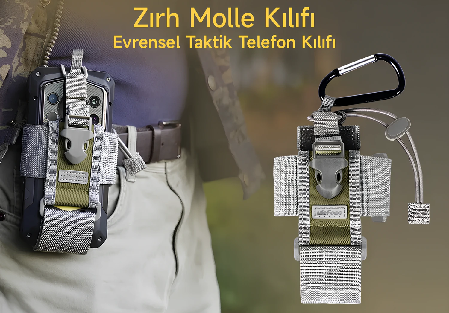 Armor Molle Holster Evrensel Taktik Telefon Kılıfı