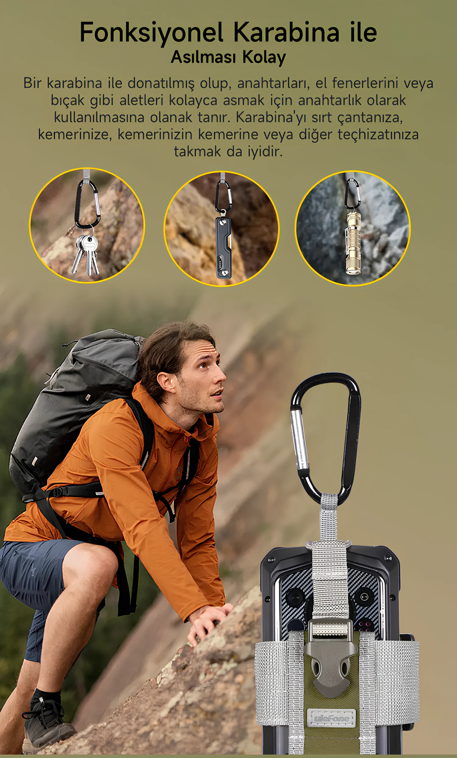 Armor Molle Holster Evrensel Taktik Telefon Kılıfı