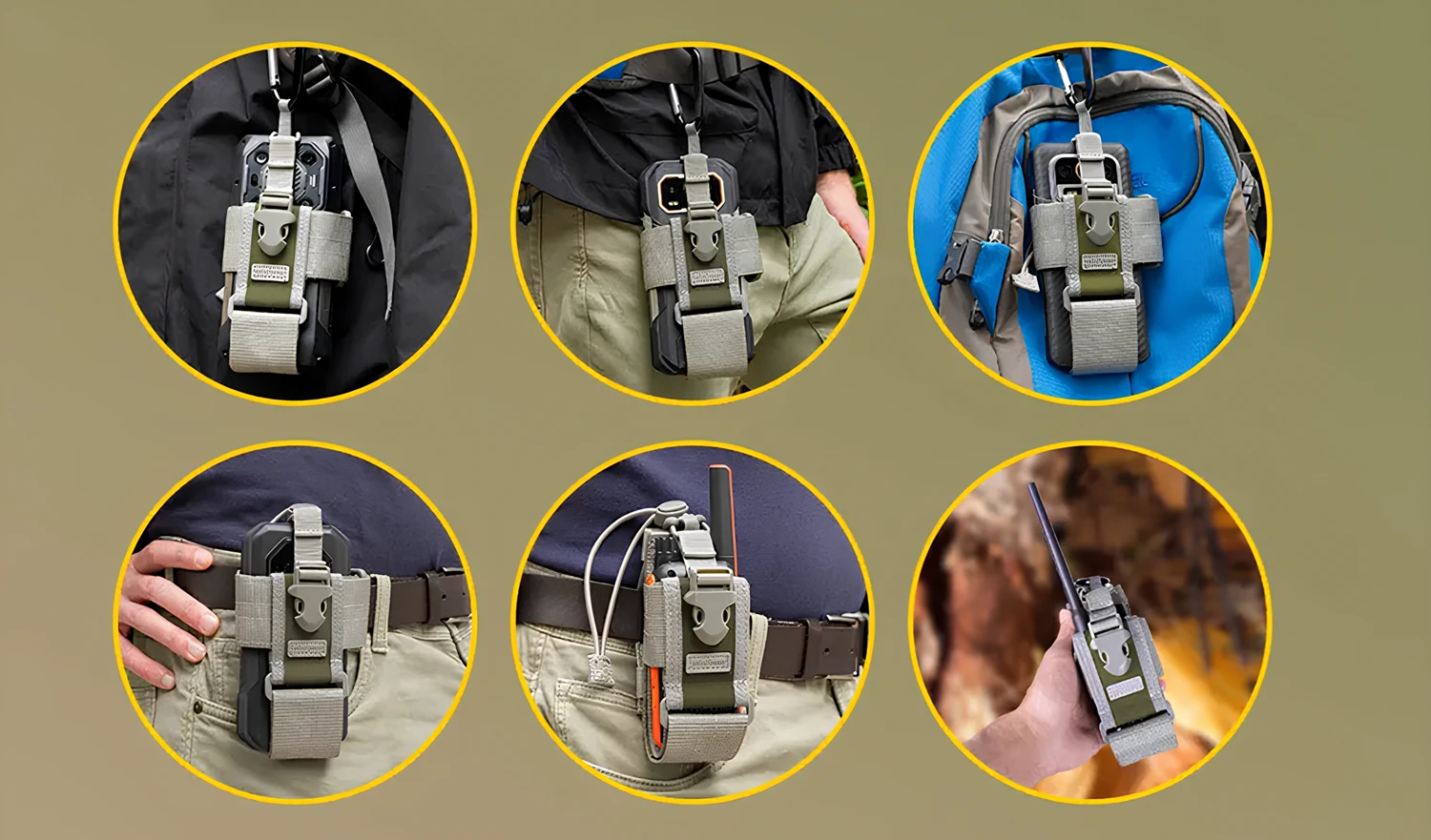Armor Molle Holster Evrensel Taktik Telefon Kılıfı