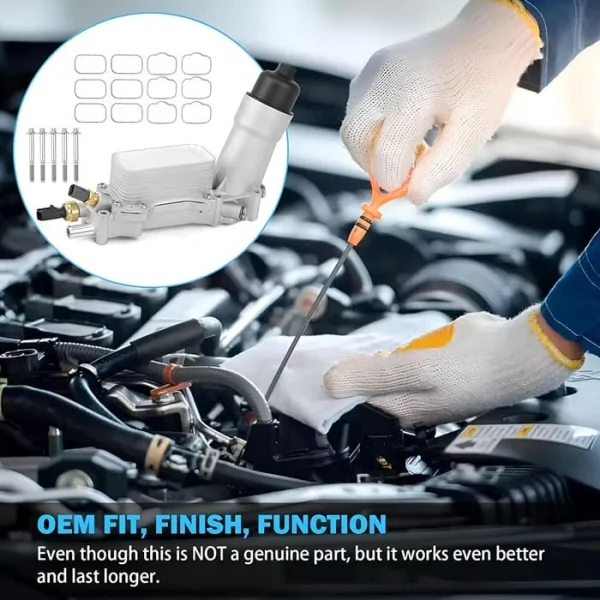 Jeep Grand Cherokee Alüminyum Motor Yağı Filtresi ve Yağ Soğutucu Kiti
