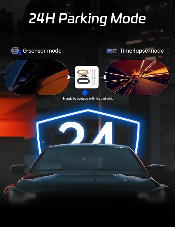 P12 Plus 4K ADAS ve BSD'li Dikiz Aynası Kamerası, 5.8GHz WiFi Aynalı Ön ve Arka Kamera
