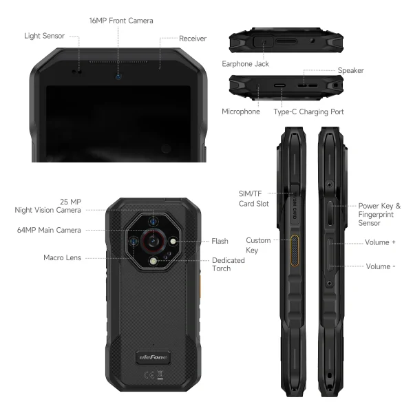 Ulefone Armor X32 Pro 5G Rugged Telefon