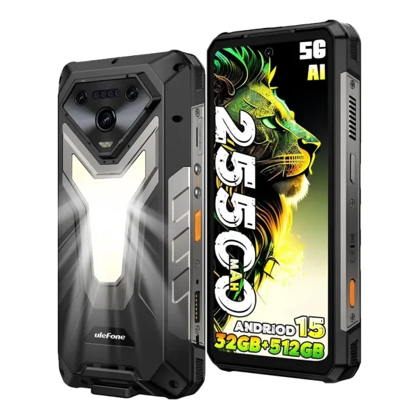Armor 34 Pro 25500mAh Mega Pil 150 Lümen Projeksiyonlu Rugged Telefon