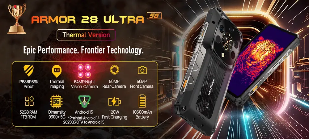 Ulefone Armor 28 Ultra Termal Kameralı Versiyon Amiral Gemisi