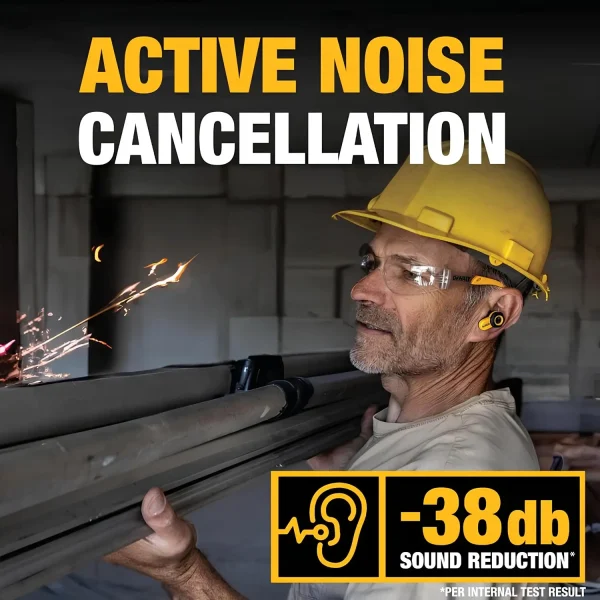 Dewalt Ağır Hizmet Bluetooth İşyeri Pro X2 ANC Gerçek Kablosuz Kulaklık
