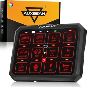 Auxbeam 12 Çeteli Anahtar Paneli RB120 Çok İşlevli