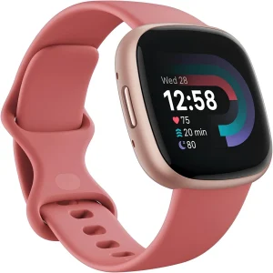 Fitbit Versa 4 Fitness Akıllı Saat GPS 7/24 Kalp Atış Hızı 40'tan Fazla Egzersiz Modu, Uyku Takibi ve Daha Fazlasına Sahip Fitbit Versa 4 Fitness Akıllı Saat.
