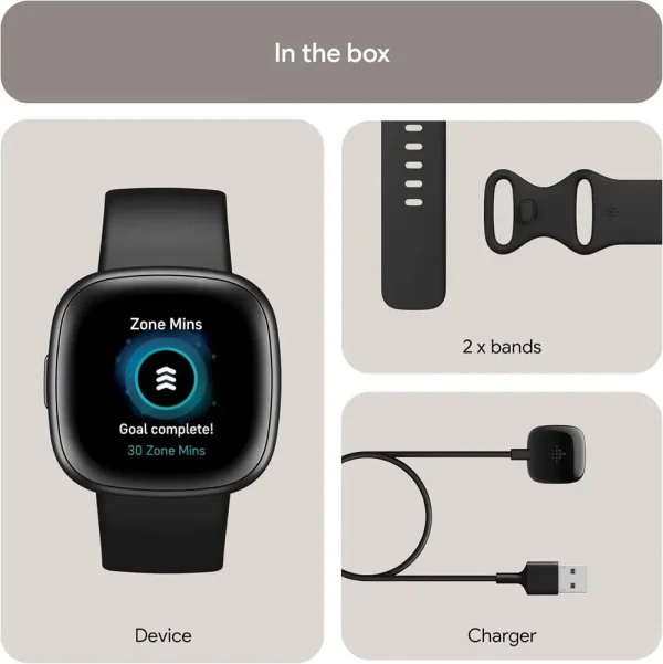 Fitbit Versa 4 Fitness Akıllı Saat GPS 7/24 Kalp Atış Hızı