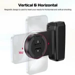 ULANZI Selfie Telefon Tripod Montajı MA35 2'si 1 arada Manyetik ve Telefon Klipsi Kamera Tutacağı Tutacağı