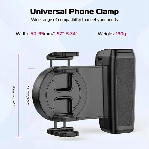 ULANZI Selfie Telefon Tripod Montajı MA35 2'si 1 arada Manyetik ve Telefon Klipsi Kamera Tutacağı Tutacağı