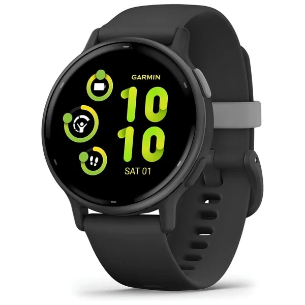 Garmin vívoactive 5 Sağlık ve Fitness GPS Akıllı Saati AMOLED Ekran Parlak ve renkli AMOLED ekran,Body Battery enerji izleme,Yürüyüş, koşu, bisiklet, HIIT,yüzme