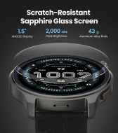 Amazfit Balance 2 Akıllı Saat 47 mm AMOLED Safir Cam Ekran