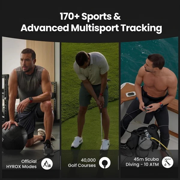 Amazfit Balance 2 Akıllı Saat 47 mm AMOLED Safir Cam Ekran